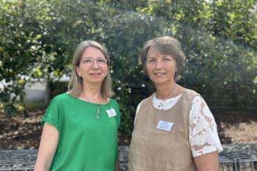 Claudia Keil (l.) und Helga Eger-Geiger. 
