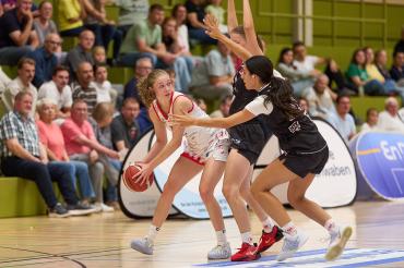 Viel Druck für die U20-Nationalspielerin Jana Koch in Diensten der Eigner Angels. Gegen die drei Top-Teams der Bundesliga wird es am Wochenende nicht weniger werden.