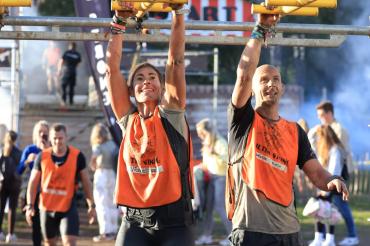 Nicole Fischer und Matthias Stelzle vom Rieser Kraftwerk stellten sich beim Strong Viking einem echten Härtetest. 