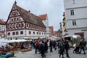 Der Herbstmarkt in der Nördlinger Innenstadt