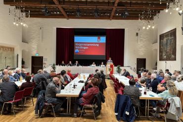 Die Nördlinger Bürgerversammlung findet am Dienstag, 27. Oktober 2026 im Stadtsaal „Klösterle“ statt.