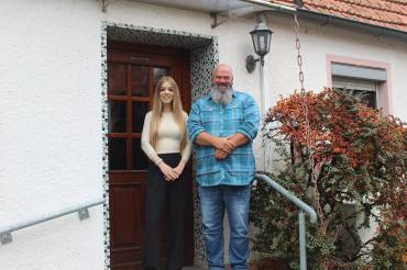 Alina Kühlinger und Thomas Schenk