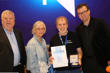 Andreas Klüpfel, Renate Korte, Dieter Scholz, BDFA-Präsident Marcus Siebler
