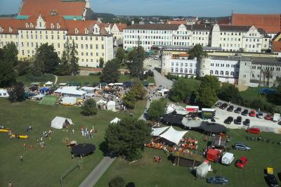 Ökomarkt Donauwörth Luftbild von Frank Felten