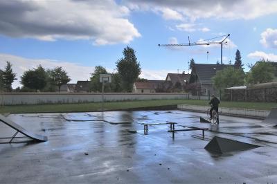 Genderkingen hat jetzt einen Skaterplatz. 