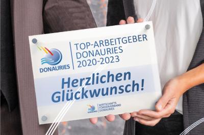 Bis zum 30. April besteht die Möglichkeit, sich als Unternehmen für das Qualitätssiegel TOP-Arbeitgeber DONAURIES zu bewerben. 