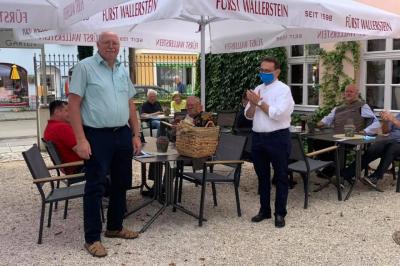 Auf dem Bild von links: Reinhold Bittner und Ulrich Lange 