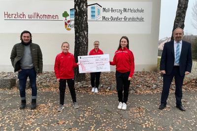 Spendenübergabe beim SC Wallerstein