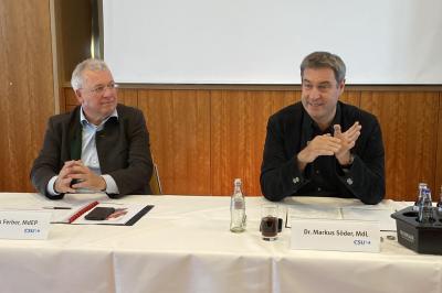 Markus Ferber und Markus Söder
