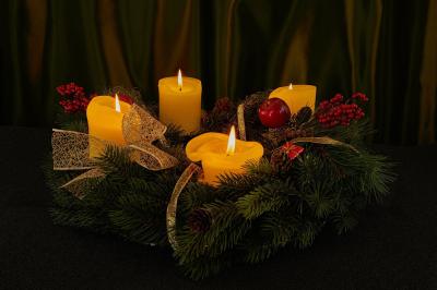 Adventskranz. 