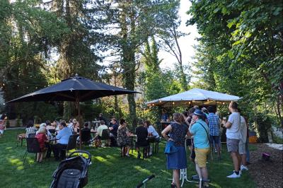 Das Bild zeigt den Eventgarten am Ochsentörl.