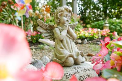 Das Bild zeigt eine Grabstätte.