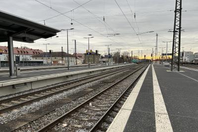 Bahnhof Donauwörth.