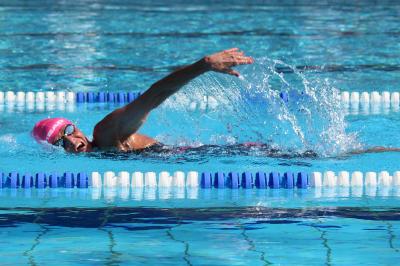 Claudia Koch in ihrem Element.