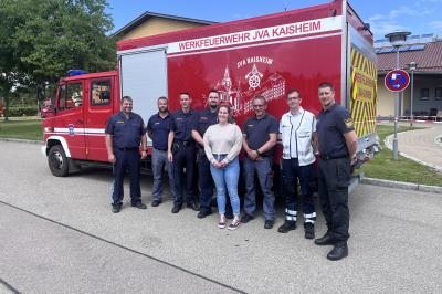 Spendenübergabe JVA Kaisheim 