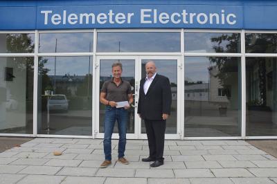 Obermann Spendenübergabe Telemeter 