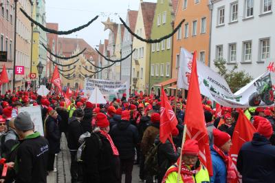 IG Metall Warnstreik 2024 Donauwörth