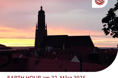 Daniel in Nördlingen bei Nacht