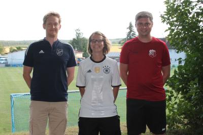 V.l.n.r.: Fabian Schmidt, Melanie Einberger, Sebastian Stengel.