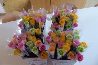 Das Bild zeigt die Rosen.