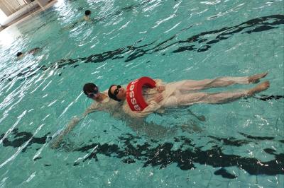 Die Ausbildung zum Rettungsschwimmer ist eine Breitenausbildung.