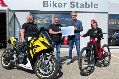 Spendenübergabe Biker Stable