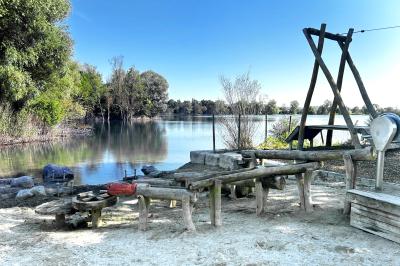 Wasserspielplatz am Baggerssee in Hamlar 