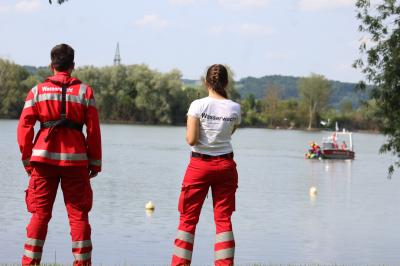 Wache am Wasser und vom Ufer alles gut im Blick! 