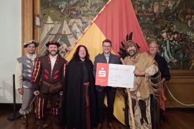 Spendenübergabe D´r Bettler Stadtmauerfest