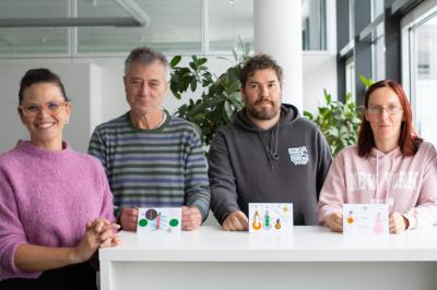 Marlene Lindner (l.), HR Managerin bei Sigel, begleitete den Aktionstag Schichtwechsel und begrüßte die Gäste der Lebenshilfe Donau-Ries e.V.