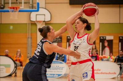 Das Bild zeigt eine Szene aus einem Basketballspiel der Angels.