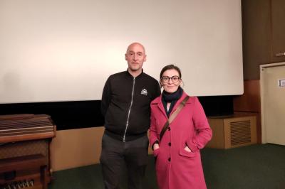 Regisseur Eric Esser und Historikerin Dr. Andrea Kugler. 