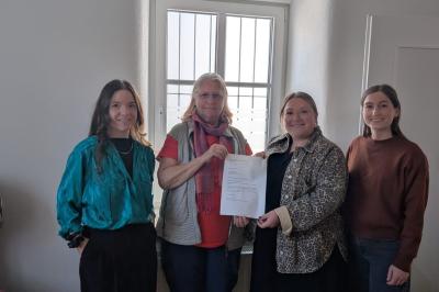 Selber gmacht Spendenübergabe