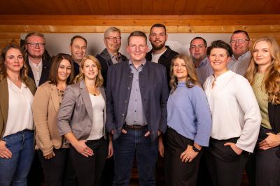 Die Gemeinderatskandidaten für die CSU Genderkingen. 