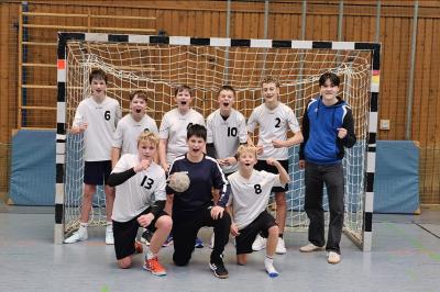 Die siegreiche C-Jugend mit Trainer Mika Lembeck