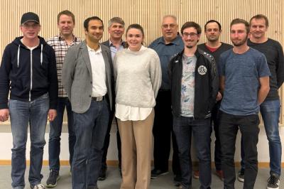 V.l.n.r.: Matthias Christ, Michael Stark (Hauptstr. 36a), Marc Müller, Matthias Bühler, Melanie Frey, Wolfgang Sperl, Matthias Fröhlich, Manfred Pfauth, Simon Fröhlich, Günter Fuchs