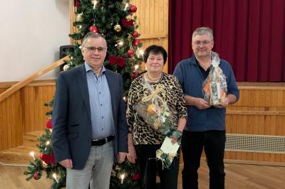 Verabschiedung langjähriger Mitarbeiter in den Ruhestand.