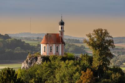 Kalvarienbergkapelle in Wörnitzstein. 