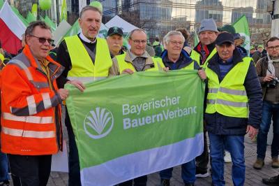 BBV bei der Großdemo in Brüssel