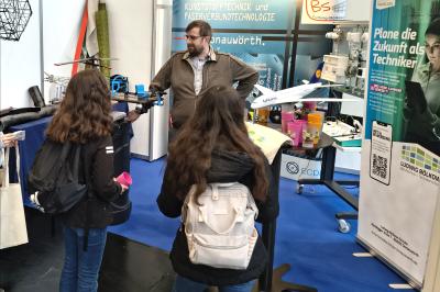 Die Ludwig-Bölkow-Technikerschule auf der Nürnberger Messe 2025.