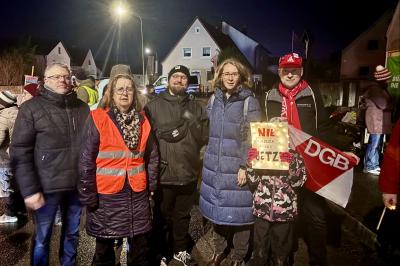 v.l.n.r.: Diakon Oliver Stutzky, Uschi Böhm, Leon Florian, Eva Lettenbauer, Werner Hafner