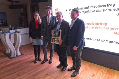 Udo Dreher, OB-Kandidat im Austausch mit der Wirtschaft – für einen starken Wirtschaftsstandort Nördlingen