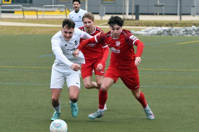 Laufduell mit Markus Lohner.