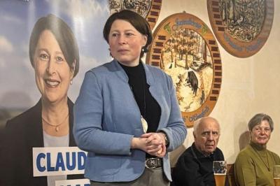 Claudia Marb tritt bei der Kommunalwahl 2026 als Nachfolgerin von Landrat Stefan Rößle an.