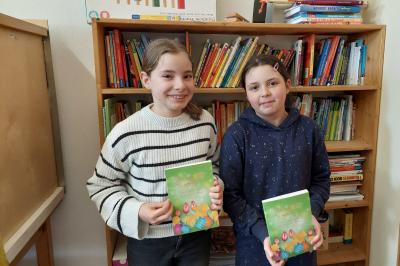 V.l.n.r.: Klara Burger und Mathilda Maurer