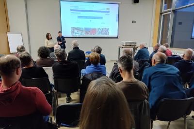 Der Vortrag über die Funktionen des BayernAtlas erfreute sich großer Beliebtheit.