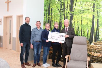 von links: Johannes Beck, Wilhelm Rehklau, Bianca Stegat, Birgit Sitta, Reinhard Caesperlein.