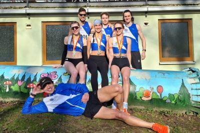 Läuferinnen und Läufer der LG Donau-Ries. 