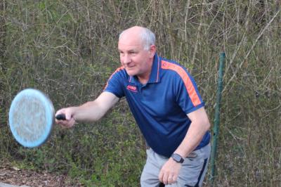 Bilder zeigen den ersten Schützen Achim Schreiber.