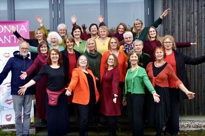 Die Musiker*innen von DonnaCanta.